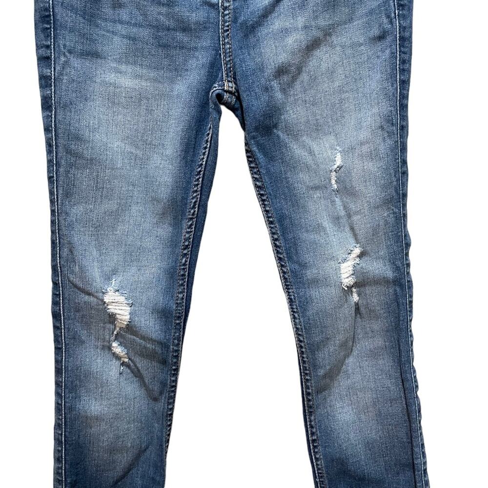 Hollister Mid-Rise Super Skinny Jeans Distressed Size 24 - Picture 3 of 7